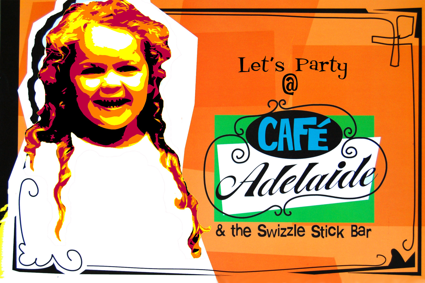 Cafe Adelaide Invite/Placemat